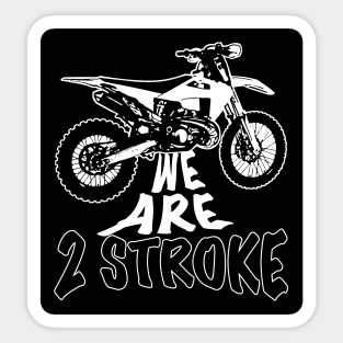 2 Stroke Motocross Sticker